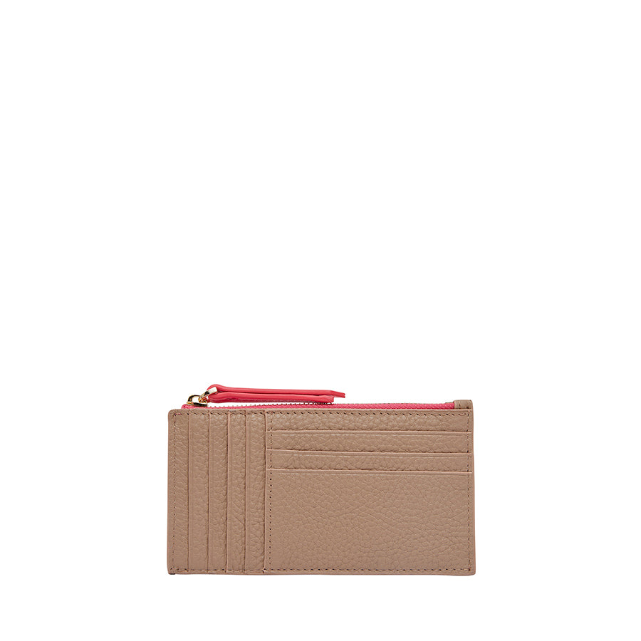 WALLET COMPACT - FAWN PEBBLE