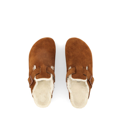 BOSTON SHEARLING NARROW - MINK SUEDE LEATHER