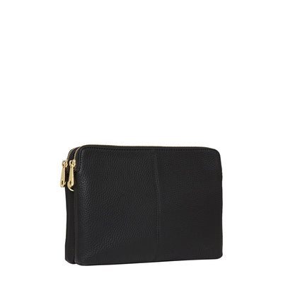 DOUBLE BOWERY CLUTCH - BLACK