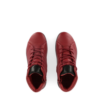 YORKERS XF - DARK RED BLACK LEATHER