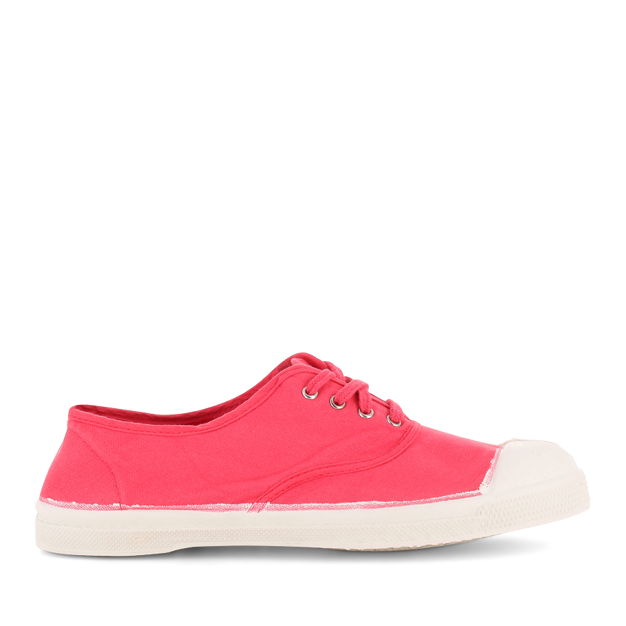 C-15 LACE UP  - HIBISCUS CANVAS