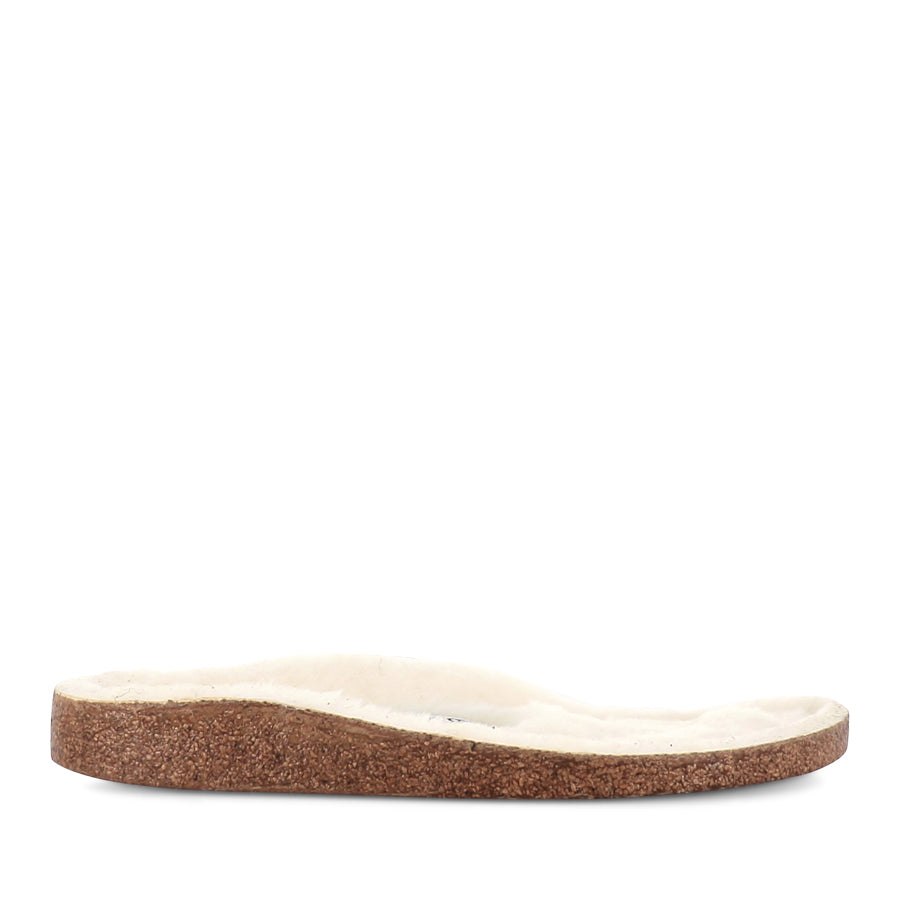 HOME SHOES SHEARLING FOOTBED REGULAR - SHEARLING WHITE