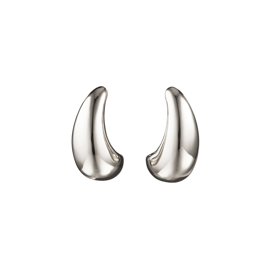 BAMBOLA MEDIO EARRINGS - POLISHED SILVER