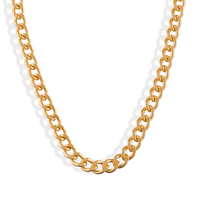 COLOMBINA NECKLACE SET - MATTE GOLD/PEARL