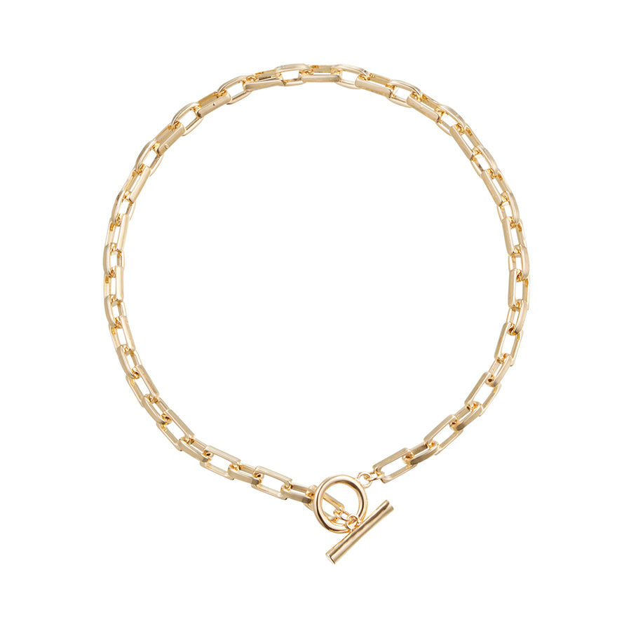 MARTIN CHAIN NECKLACE  - POLISHED GOLD