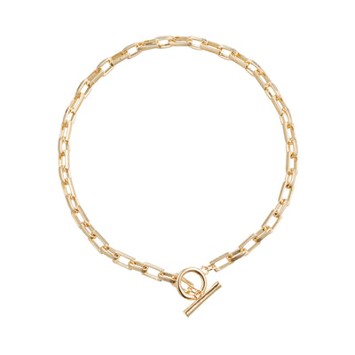 MARTIN CHAIN NECKLACE  - POLISHED GOLD