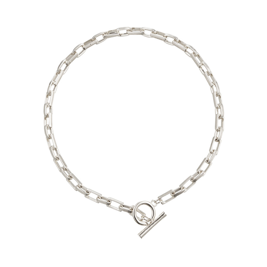 MARTIN CHAIN NECKLACE  - POLISHED SILVER