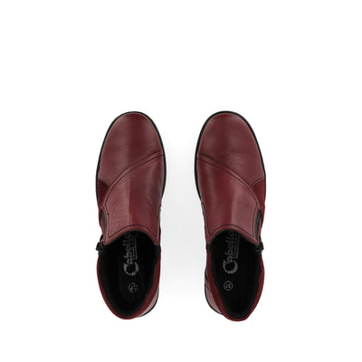 CP462-18 - BURGUNDY COMBO LEATHER