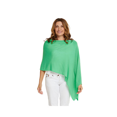 CASHMERE CLASSIC TOPPER - KELLY GREEN