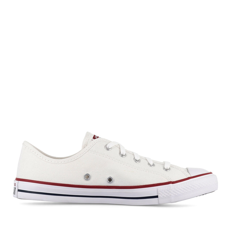 ALL STAR DAINTY LOW CORE - WHITE RED BLUE