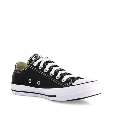 ALL STAR LOW LEATHER - BLACK