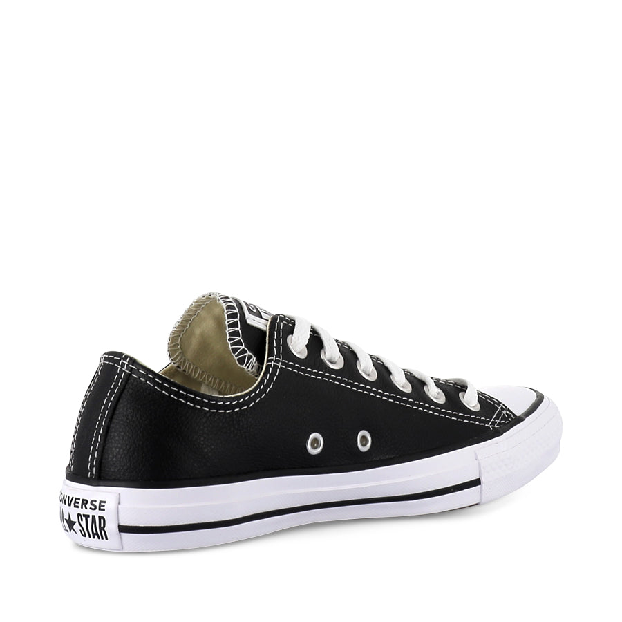 ALL STAR LOW LEATHER - BLACK