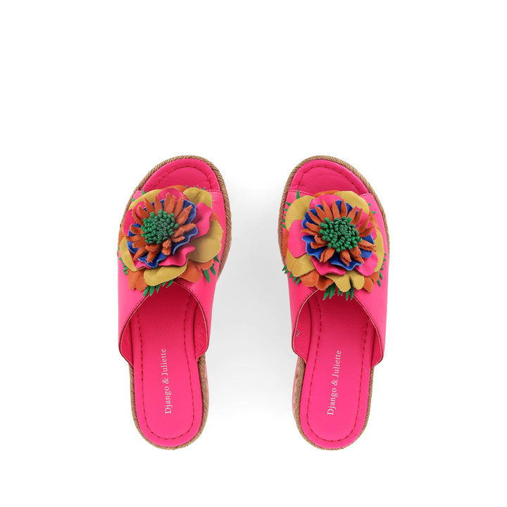 ALMEDAL - HOT PINK BRIGHT MULTI LEATHER