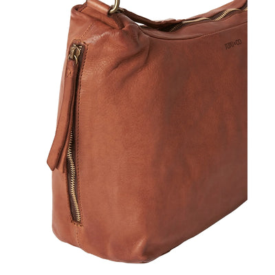 SMALL SLOUCHY - COGNAC LEATHER