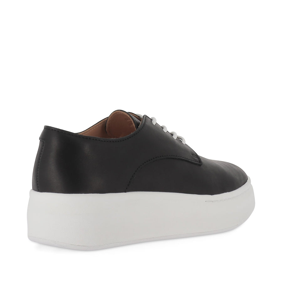 DERBY CITY LACEUP - BLACK LEATHER