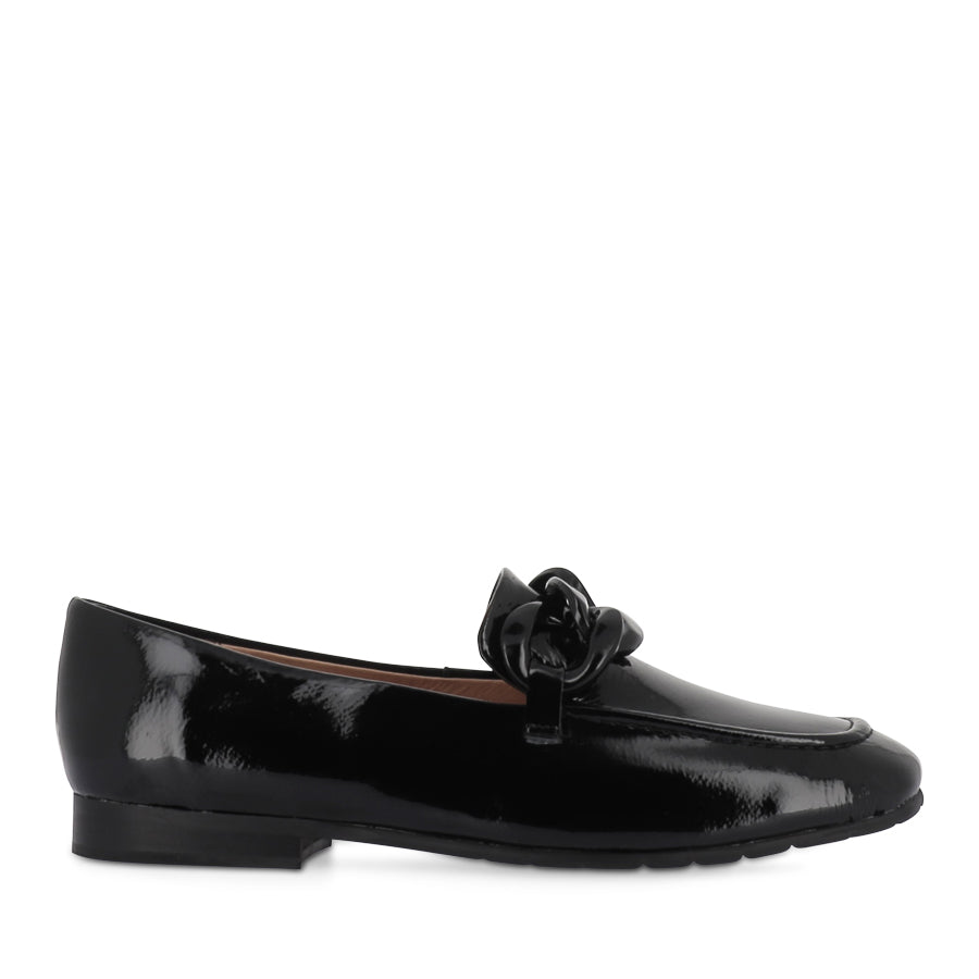 MELINEY - BLACK PATENT LEATHER – Evans Shoes