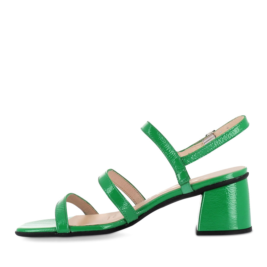 HARLO H-5604 - GREEN PATENT LEATHER