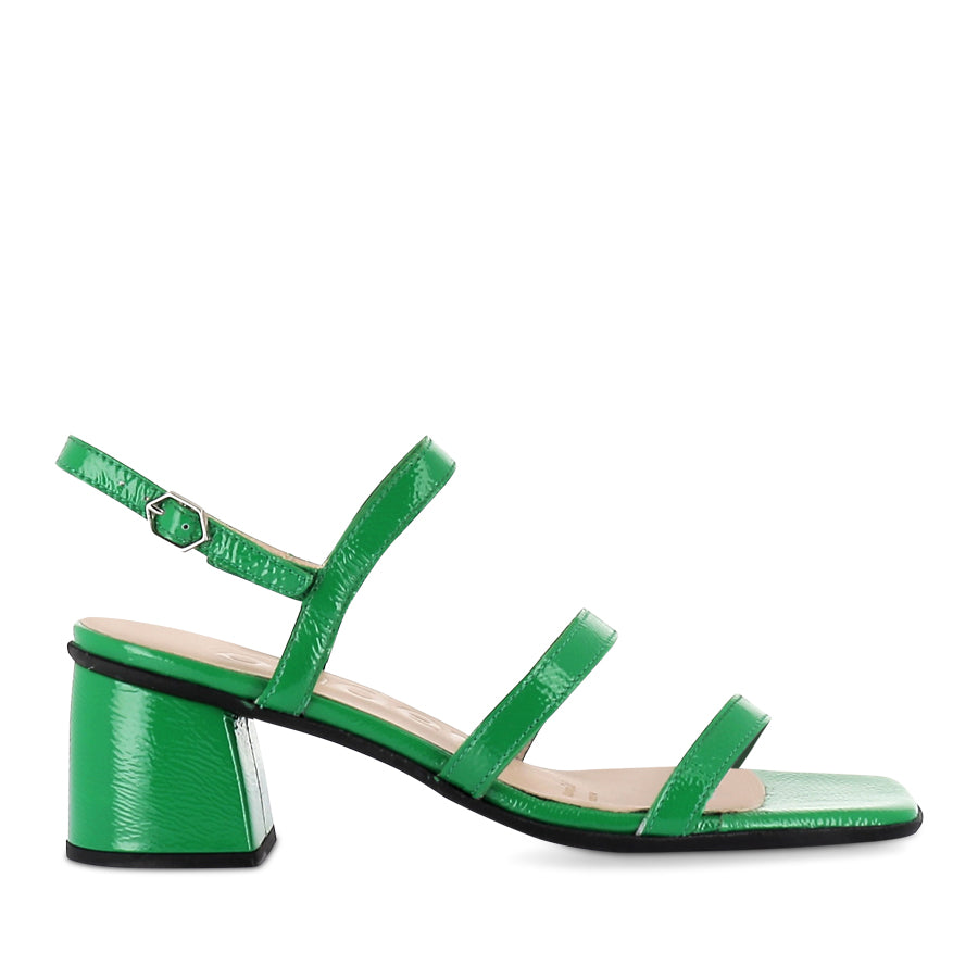 HARLO H-5604 - GREEN PATENT LEATHER