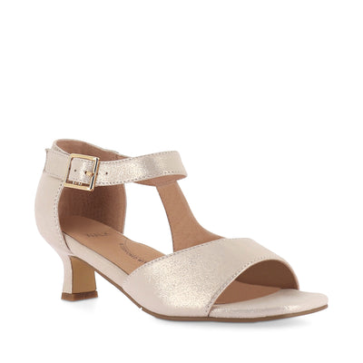 IRUNN W - PALE GOLD SHIMMER LEATHER