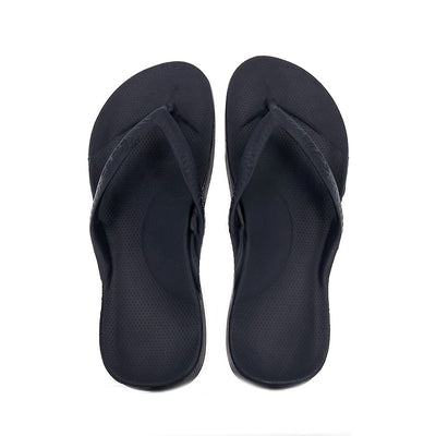 ARCH SUPPORT THONGS - NAVY