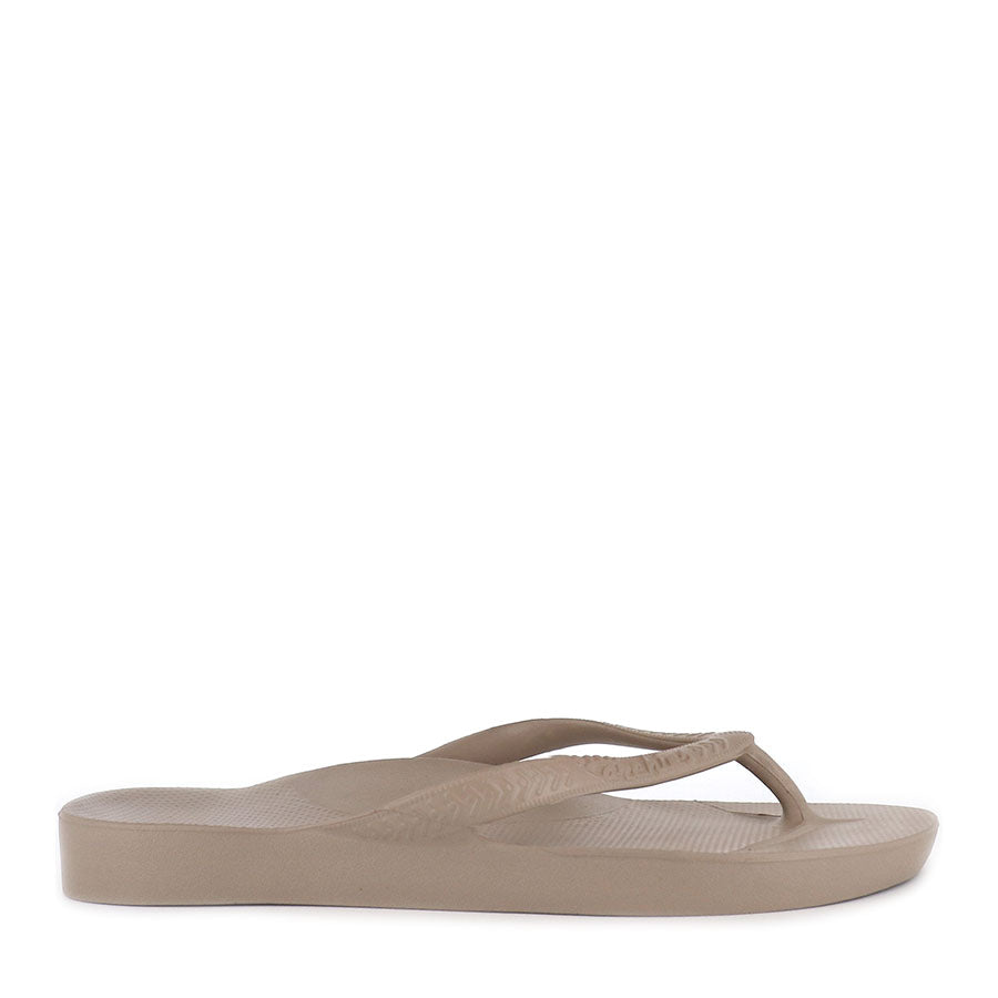 ARCH SUPPORT THONGS - TAUPE