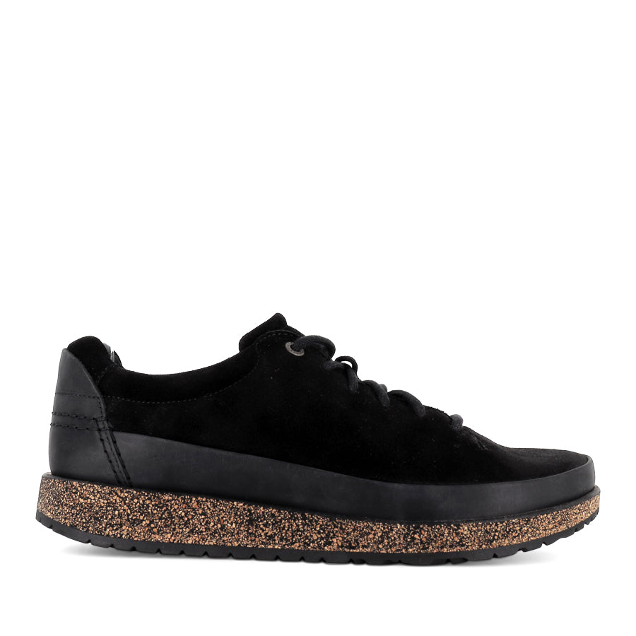 HONNEF LOW - BLACK SUEDE LEATHER