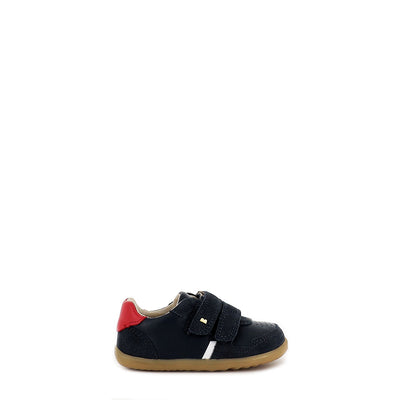 RILEY STEP UP - NAVY/RED LEATHER