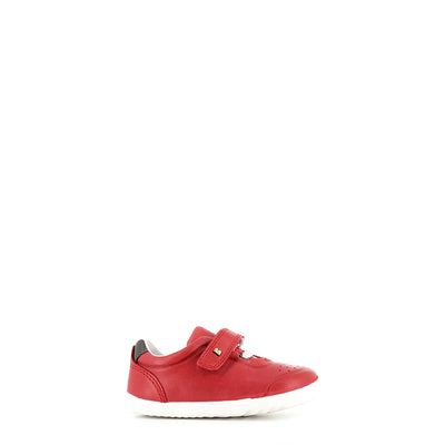 RYDER STEP UP - RED/CHARCOAL LEATHER