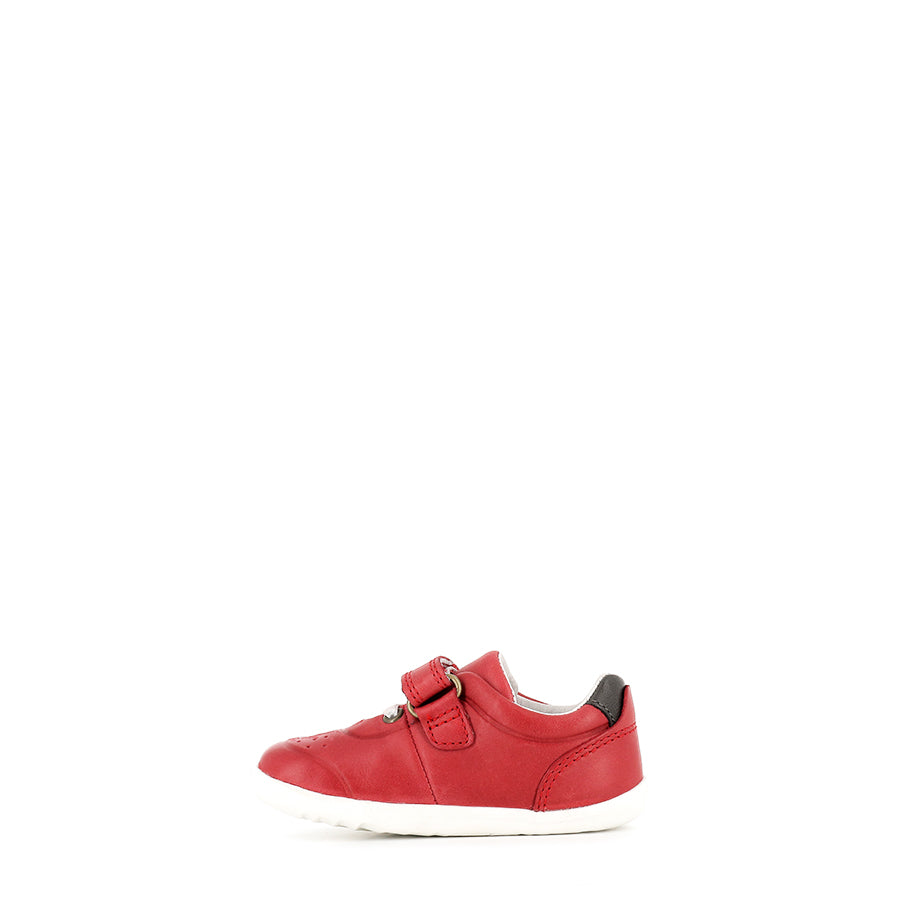 RYDER STEP UP - RED/CHARCOAL LEATHER