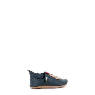 PARTY BEAR SOFT SOLE - NAVY LEATHER