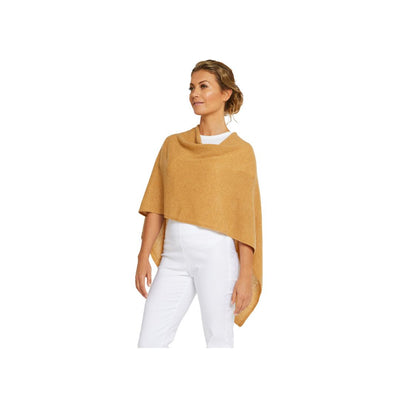CASHMERE CLASSIC TOPPER - TOFFEE