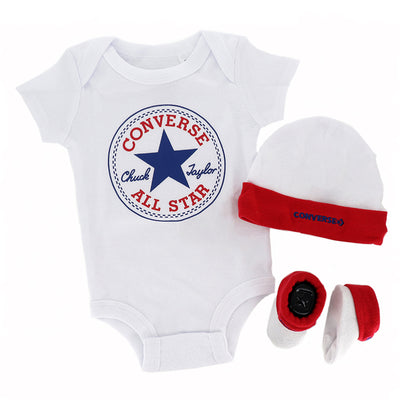 ALL STAR INFANT 3 PIECE BOXED SET - WHITE