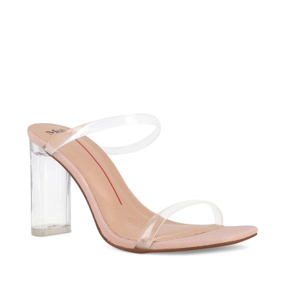 MARLO - CLEAR VINYLITE NUDE LEATHER