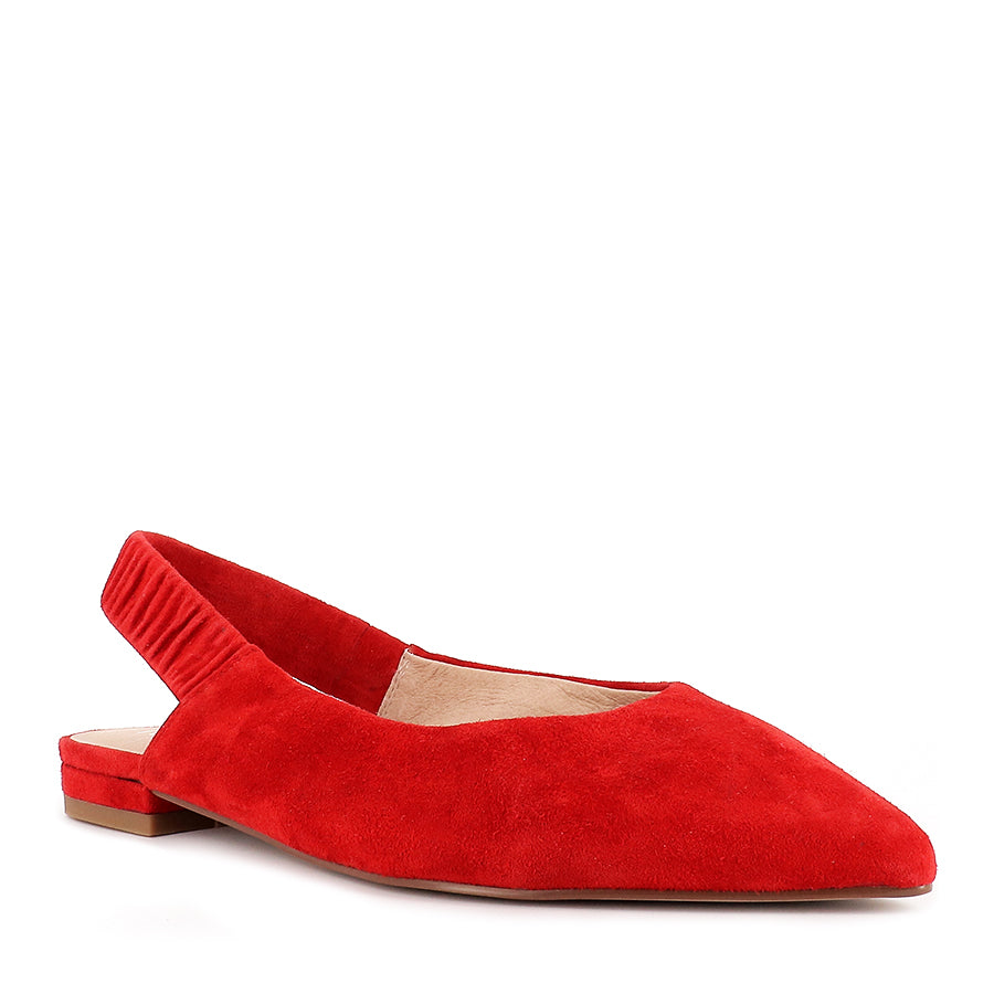 DELPHINE - RED SUEDE