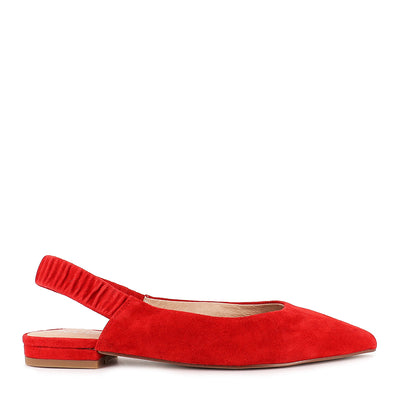 DELPHINE - RED SUEDE