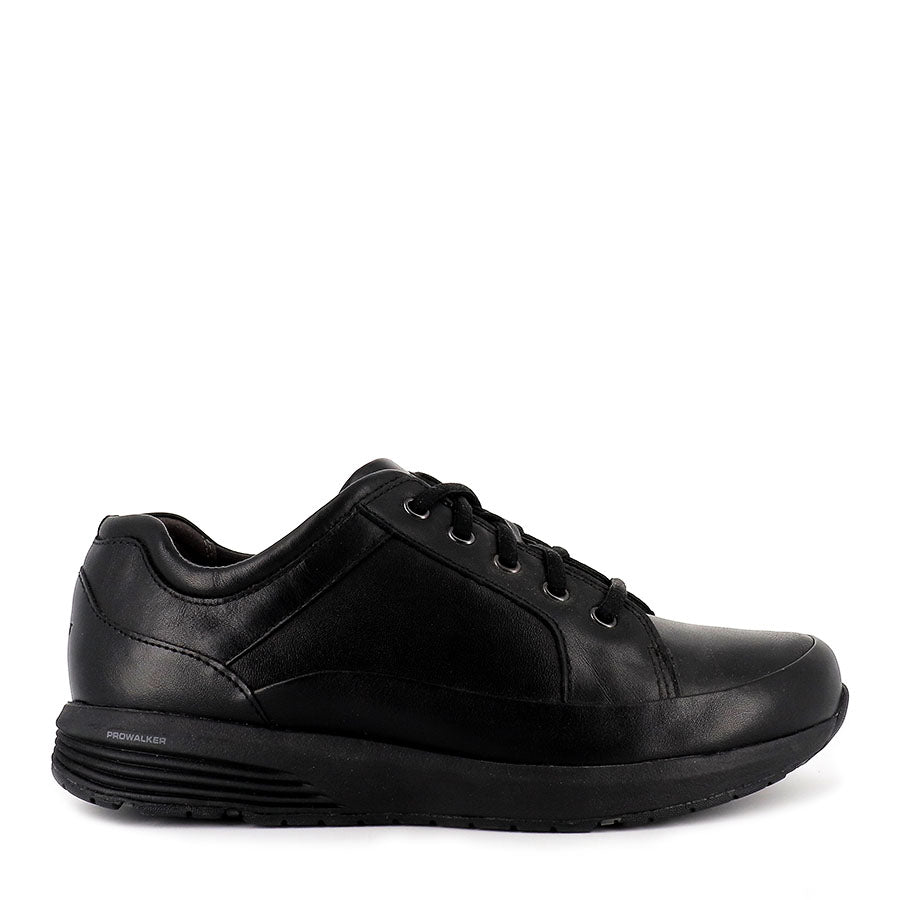 TRUSTRIDE PROWALK (L) - BLACK LEATHER – Evans Shoes