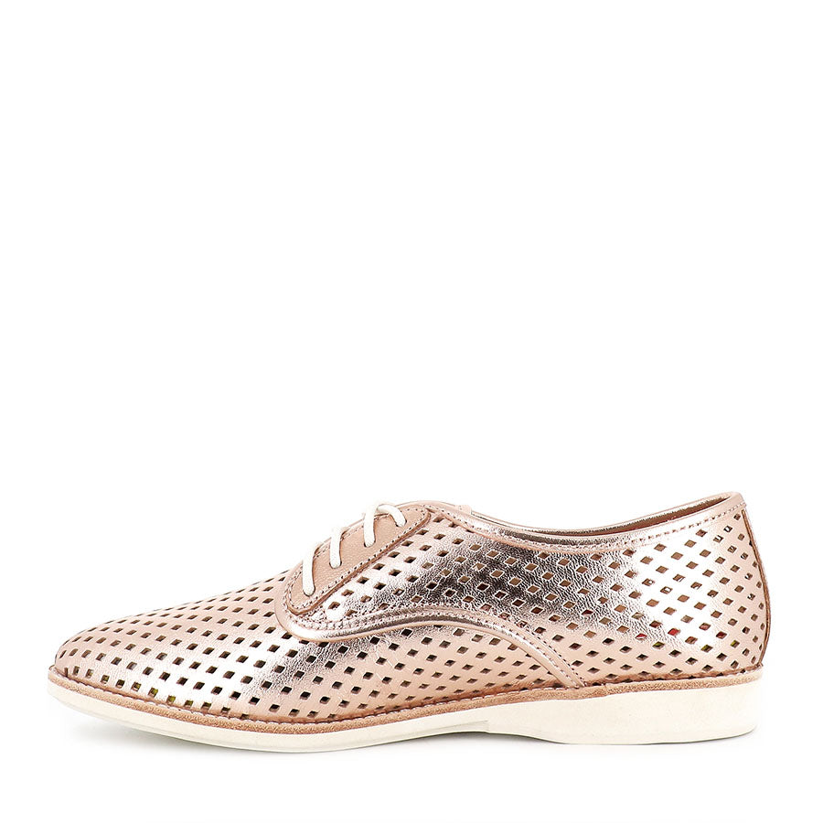 DERBY PUNCH - ROSE GOLD LEATHER