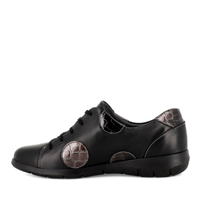 COBY - BLACK MULTI LEATHER