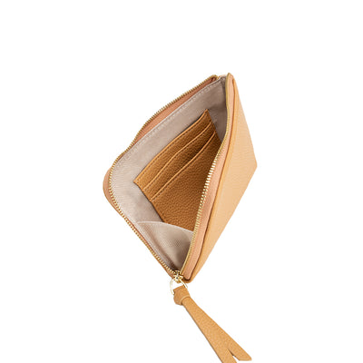 WALLET SMALL POUCH - CARAMEL