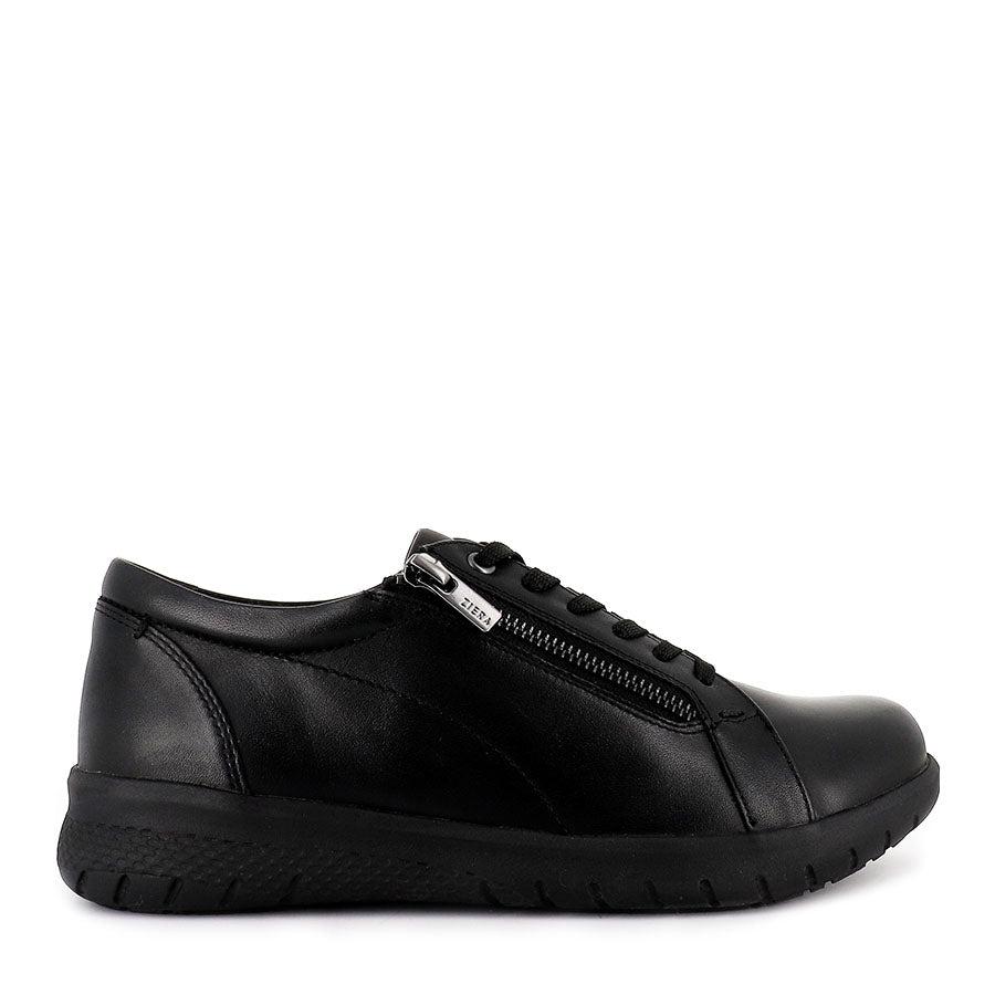 SOLAR XF - BLACK LEATHER – Evans Shoes